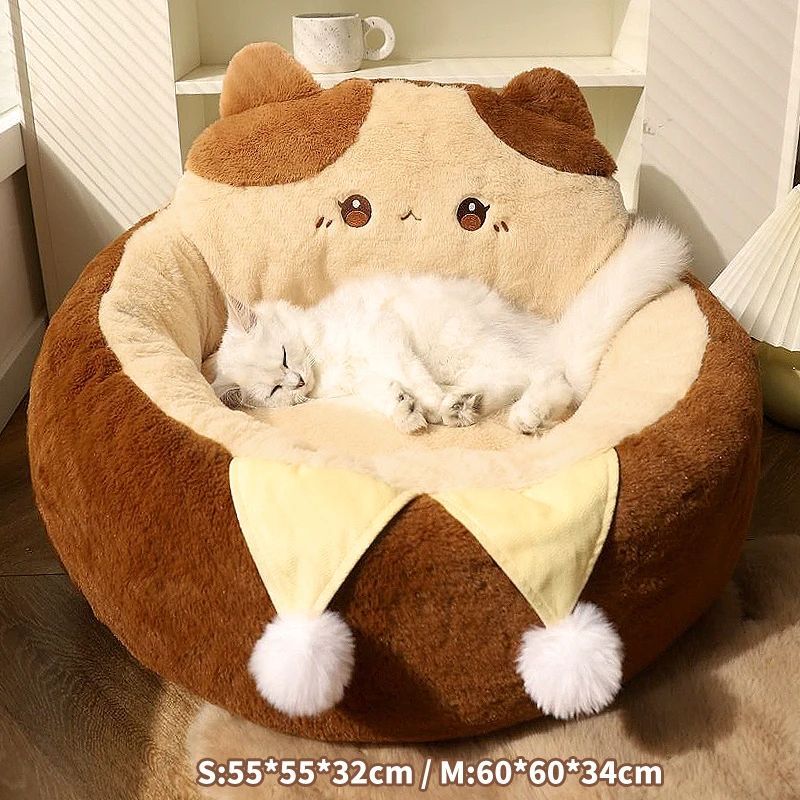 Soft Round Winter Pet Sofa Bed: The Ultimate Comfort for Your Pet