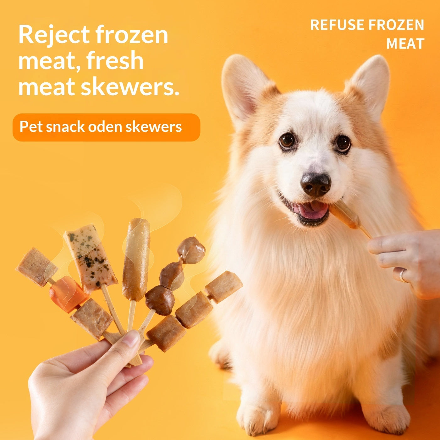 New Pet Dried Meat Skewer Treats For Healthy Daily Rewards